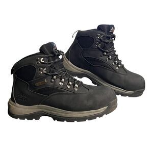 NortiV8 Boots Mens Size 7 Black Waterproof Hiking Work Combat Trail Steel Toe